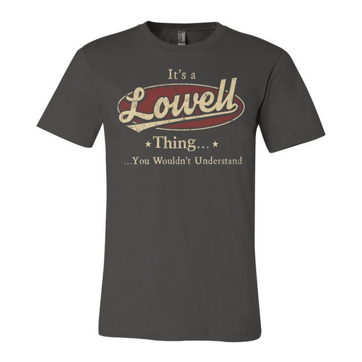 Lowell Shirt Personalized Name Gifts T Shirt Name Print T Shirts Shirts With Name Lowell Unisex Jersey Short Sleeve Crewneck Tshirt