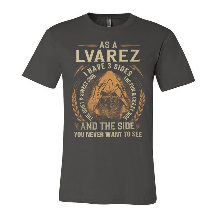 Lvarez Name Shirt Lvarez Family Name V4 Unisex Jersey Short Sleeve Crewneck Tshirt