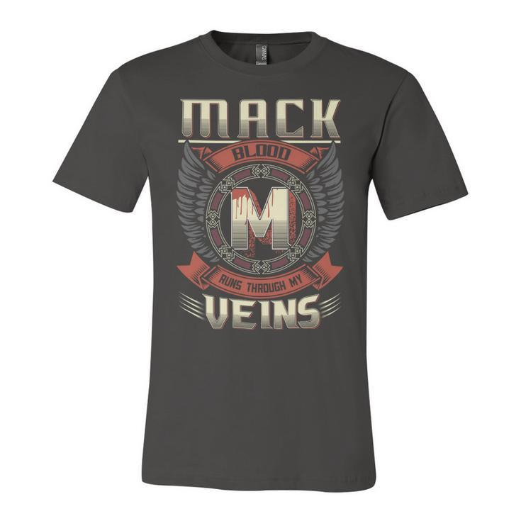 Mack Blood  Run Through My Veins Name V8 Unisex Jersey Short Sleeve Crewneck Tshirt
