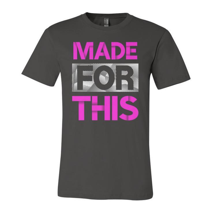 Made For This Pink Color Graphic Jersey T-Shirt