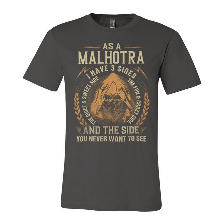 Malhotra Name Shirt Malhotra Family Name V2 Unisex Jersey Short Sleeve Crewneck Tshirt