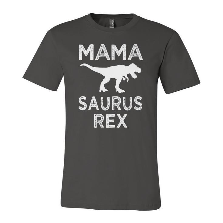 Mama Saurus Rex rex Mommy Party Jersey T-Shirt