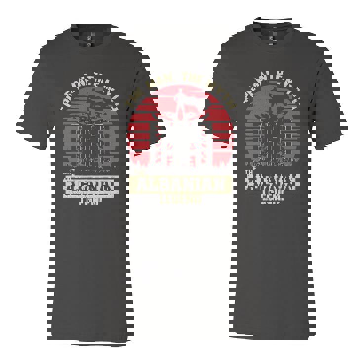 The Man The Myth The Albanian Legend Dad Jersey T-Shirt