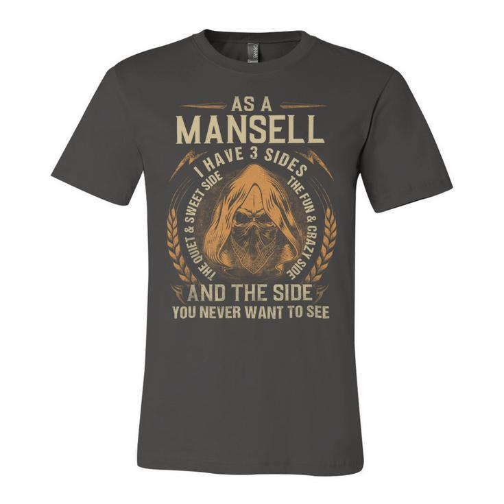 Mansell Name Shirt Mansell Family Name Unisex Jersey Short Sleeve Crewneck Tshirt