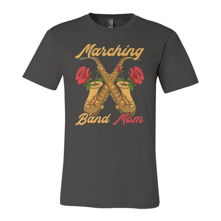 Marching Band Mom Saxophonist Jazz Music Saxophone Jersey T-Shirt