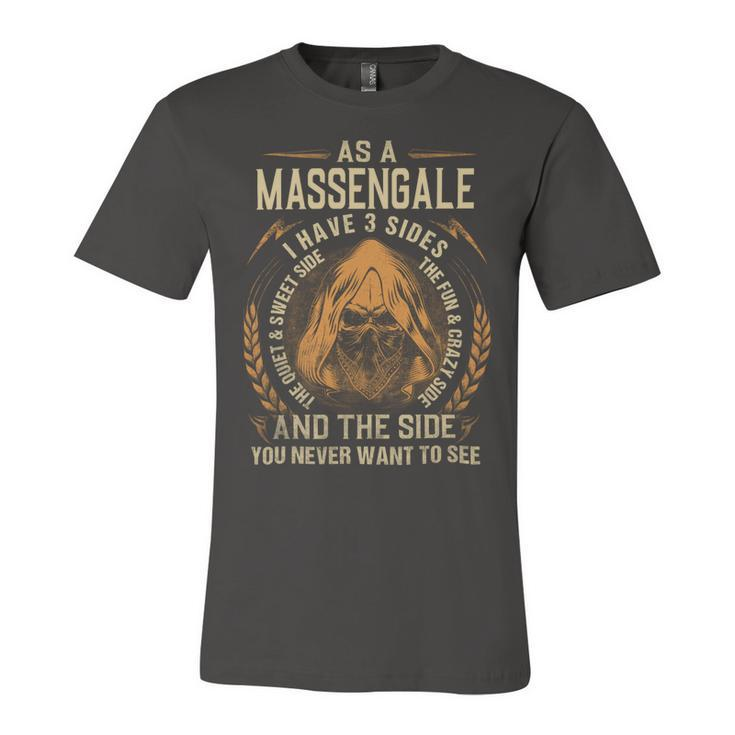 Massengale Name Shirt Massengale Family Name Unisex Jersey Short Sleeve Crewneck Tshirt