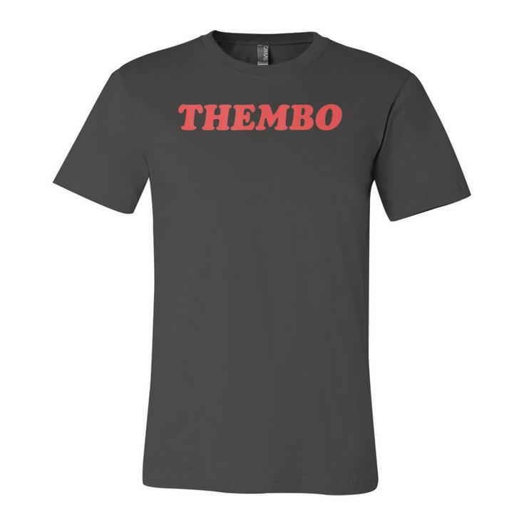 Thembo Them Bimbo Nonbinary Genderfluid Pronouns Pride Jersey T-Shirt