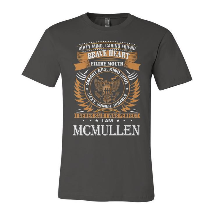 Mcmullen Name Gift   Mcmullen Brave Heart Unisex Jersey Short Sleeve Crewneck Tshirt