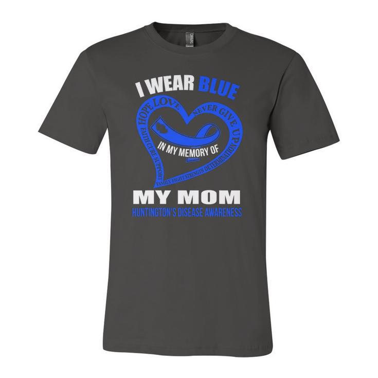 In My Memory Of My Mom Huntingtons Disease Awareness Jersey T-Shirt