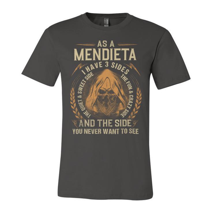 Mendieta Name Shirt Mendieta Family Name Unisex Jersey Short Sleeve Crewneck Tshirt