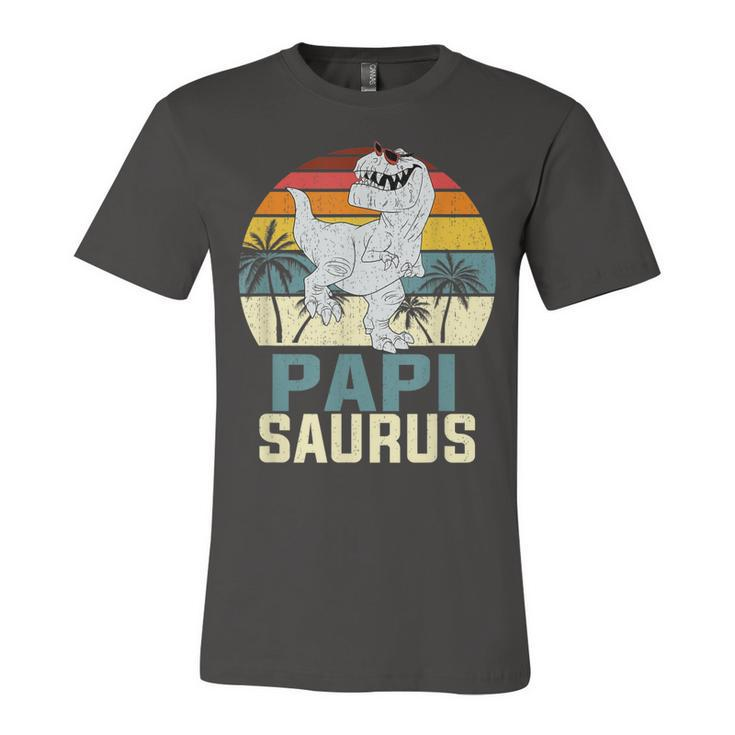 Mens Papisaurus T Rex Dinosaur Papi Saurus Family Matching  V2 Unisex Jersey Short Sleeve Crewneck Tshirt