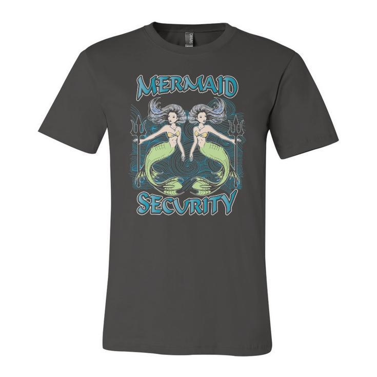 Mermaid Security Merman Swimming Jersey T-Shirt
