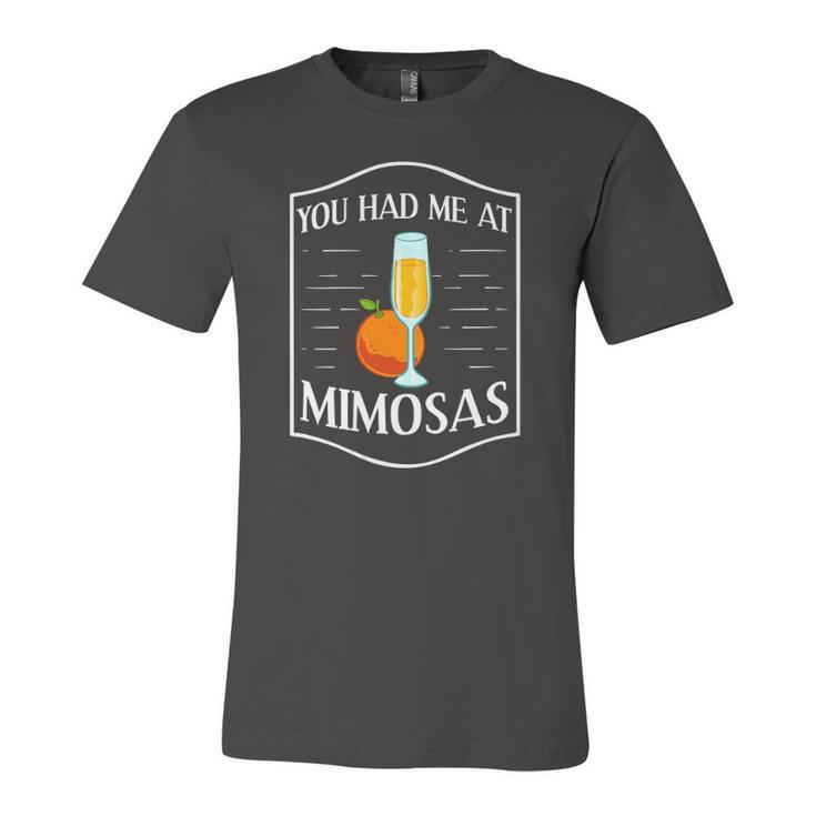 Mimosa Drink Recipe Bar Glass Jersey T-Shirt