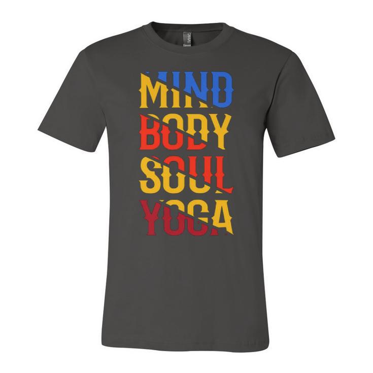 Mind Body Soul Yoga 114 Trending Shirt Unisex Jersey Short Sleeve Crewneck Tshirt