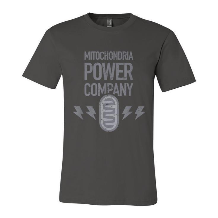 Mitochondria Biology Teacher  Unisex Jersey Short Sleeve Crewneck Tshirt