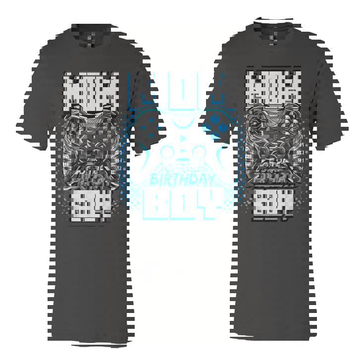 Mom Of The Birthday Boy Matching Video Game Birthday Party  Unisex Jersey Short Sleeve Crewneck Tshirt