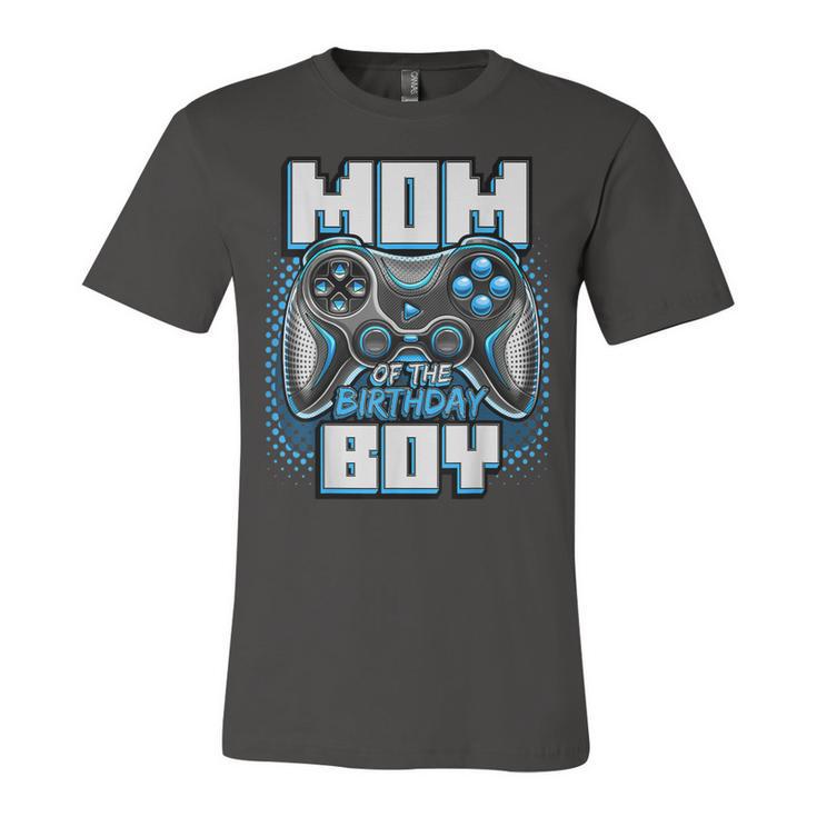 Mom Of The Birthday Boy Matching Video Game Birthday Party  Unisex Jersey Short Sleeve Crewneck Tshirt