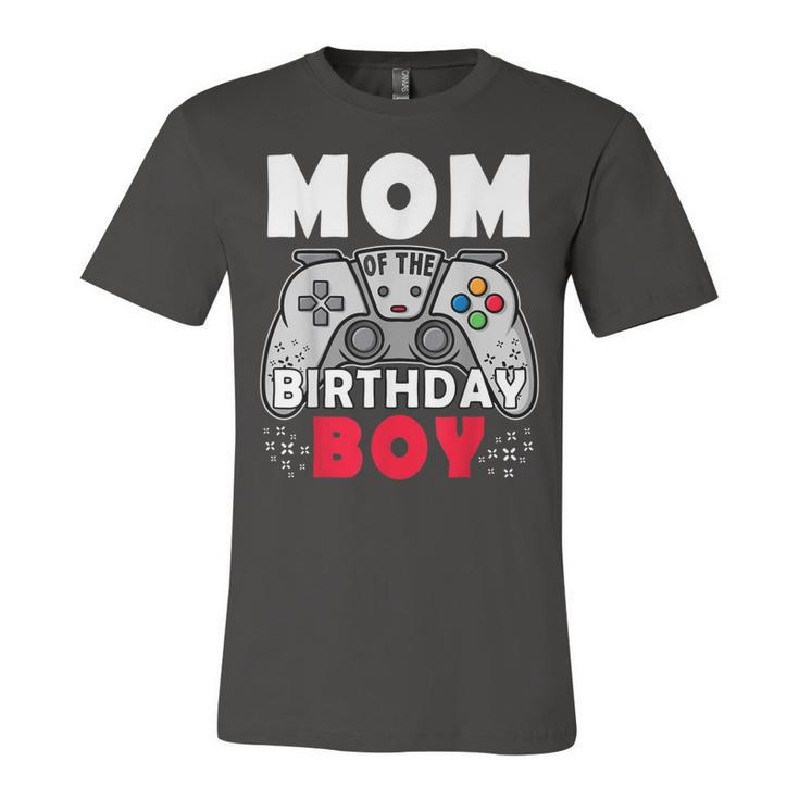 Mom Of The Birthday Boy Time To Level Up Video Game Birthday  Unisex Jersey Short Sleeve Crewneck Tshirt