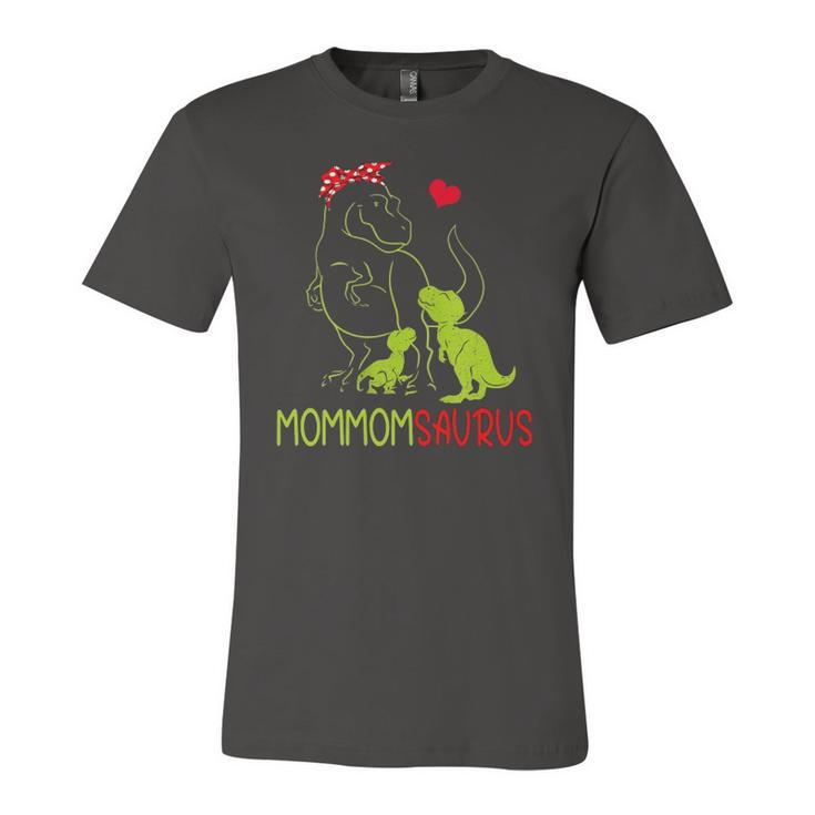 Mommomsaurusrex Mommom Saurus Dinosaur Mom Jersey T-Shirt