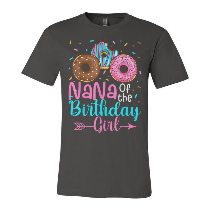 Nana Of The Birthday Girl Donut Party Family Matching  Unisex Jersey Short Sleeve Crewneck Tshirt