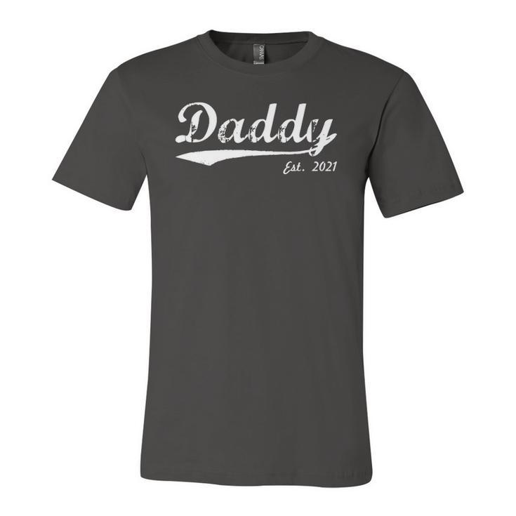 New Daddy 2021 Daddy Est 2021 Daddy To Be 2021 Ver2 Jersey T-Shirt