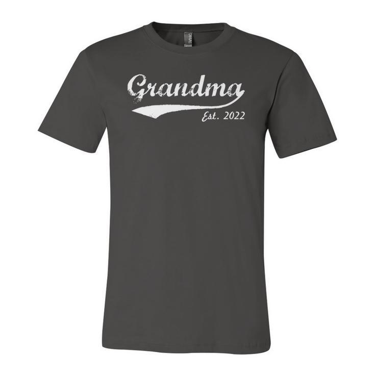 New Grandma Grandma Est 2022 Grandma To Be Jersey T-Shirt