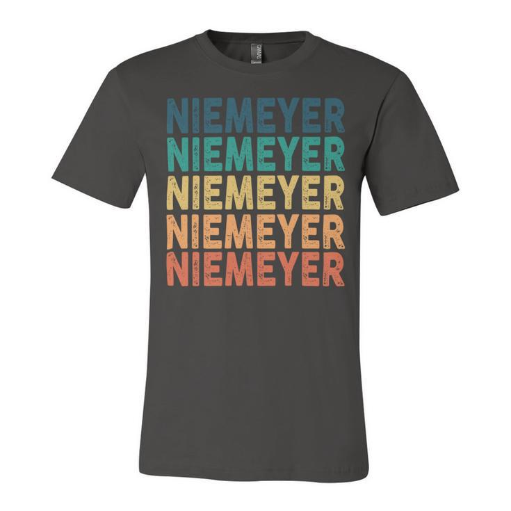 Niemeyer Name Shirt Niemeyer Family Name V2 Unisex Jersey Short Sleeve Crewneck Tshirt