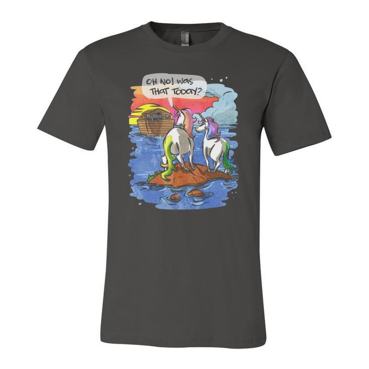 Noah Guy Unicorn Noahs Ark For Girls And Adults Jersey T-Shirt
