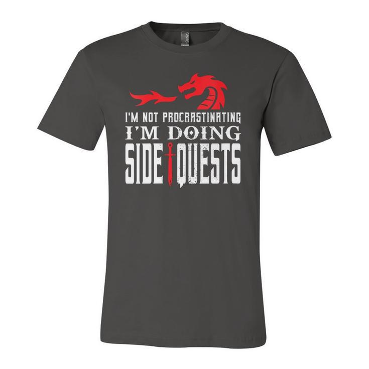 Im Not Procrastinating Im Doing Side Quests Dungeons & Dragons Jersey T-Shirt