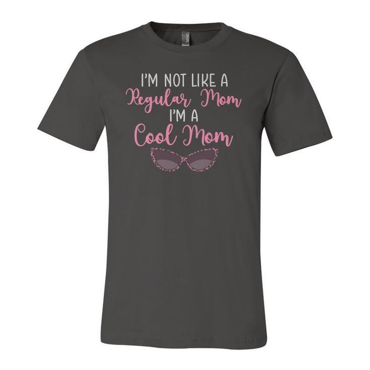 Im Not Like A Regular Mom Im A Cool Mom Leopard Sunglasses Jersey T-Shirt