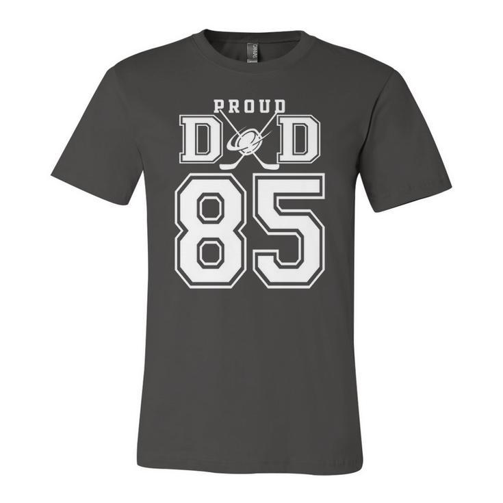 Number 85 Custom Proud Hockey Dad Personalized For Jersey T-Shirt