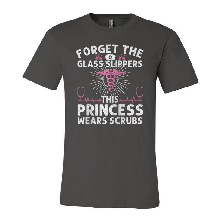 Nurse Cool This Princess Wears Scrubs Raglan Baseball Tee Jersey T-Shirt