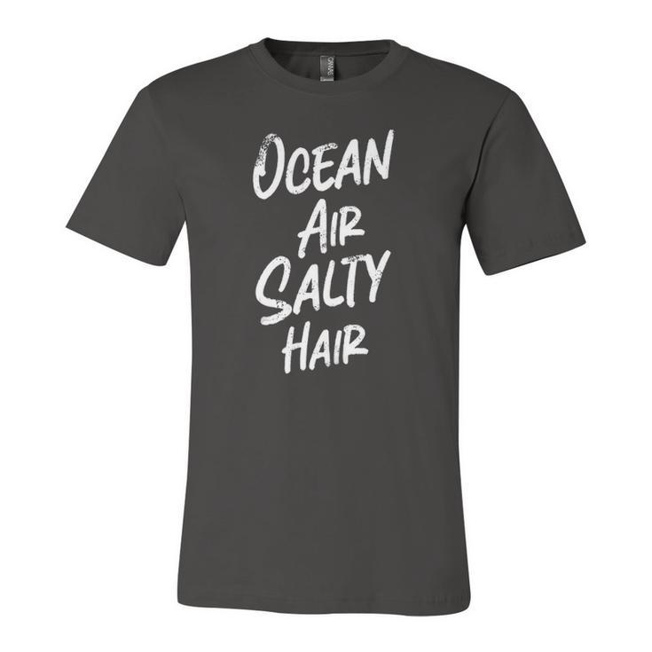 Ocean Air Salty Hair Summer Vacation & Kids Jersey T-Shirt