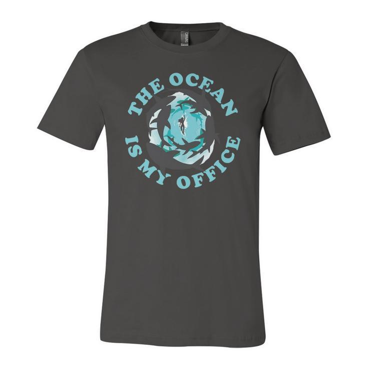 The Ocean Is My Office Future Marine Biologist Jersey T-Shirt