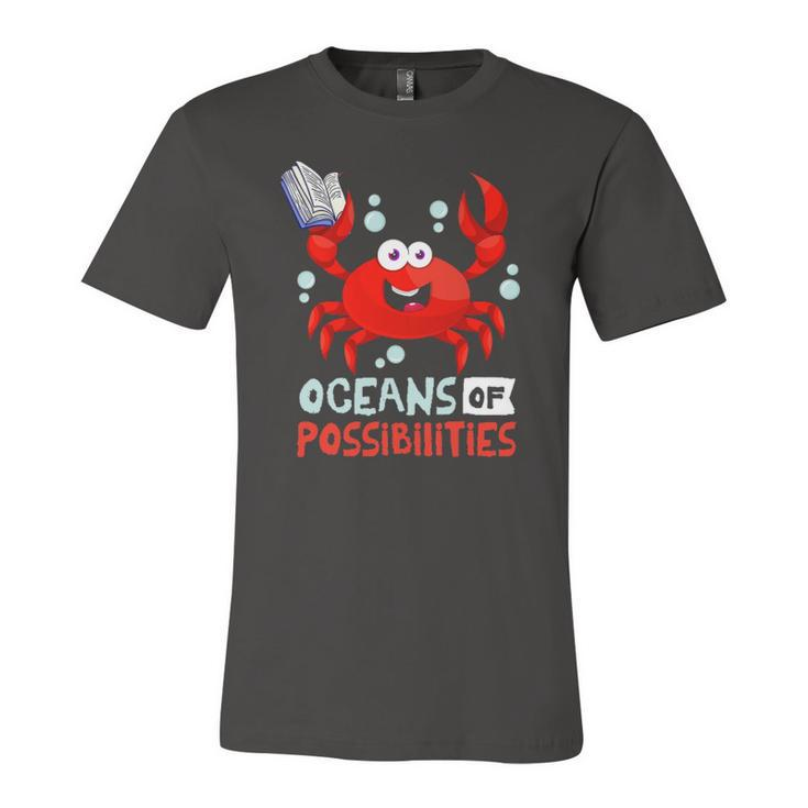 Oceans Of Possibilities Summer Reading 2022Crab Jersey T-Shirt