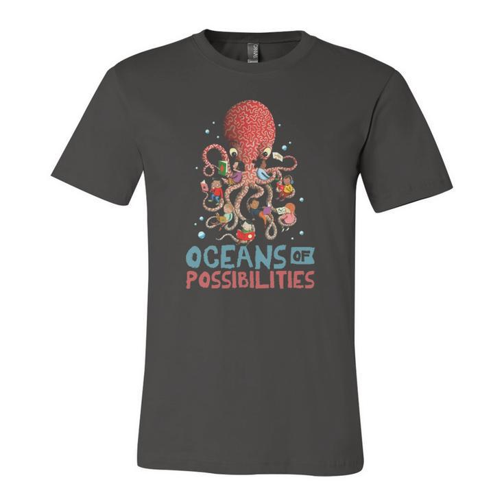 Oceans Of Possibilities Summer Reading 2022Octopus Jersey T-Shirt