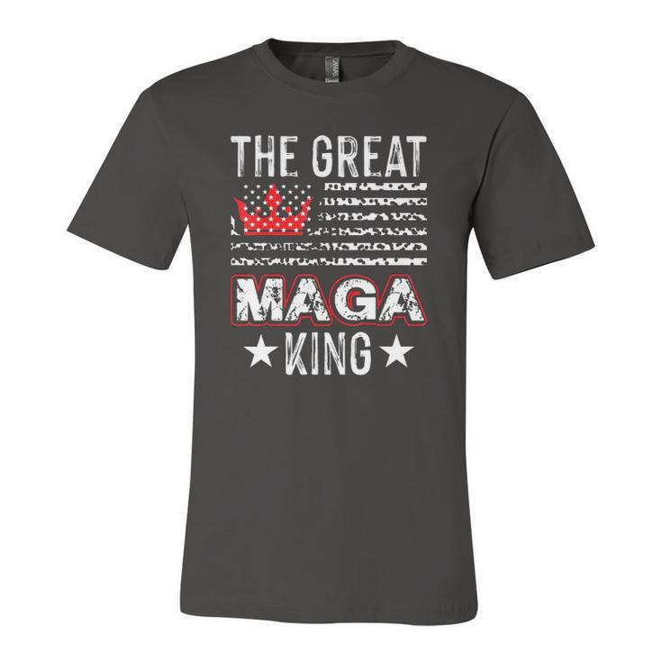 Old The Great Maga King Ultra Maga Retro Us Flag Jersey T-Shirt