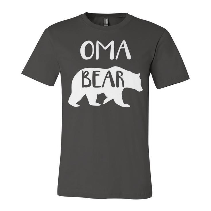 Oma Grandma Gift   Oma Bear Unisex Jersey Short Sleeve Crewneck Tshirt