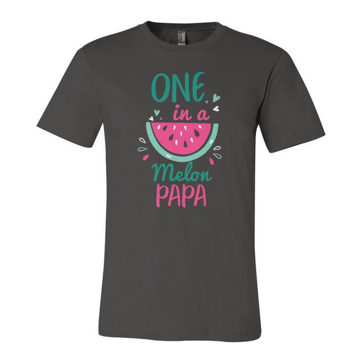 One In A Melon Papa Watermelon Matching Jersey T-Shirt