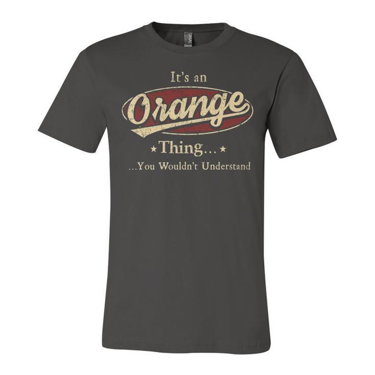 Orange Shirt Personalized Name Gifts T Shirt Name Print T Shirts Shirts With Name Orange Unisex Jersey Short Sleeve Crewneck Tshirt