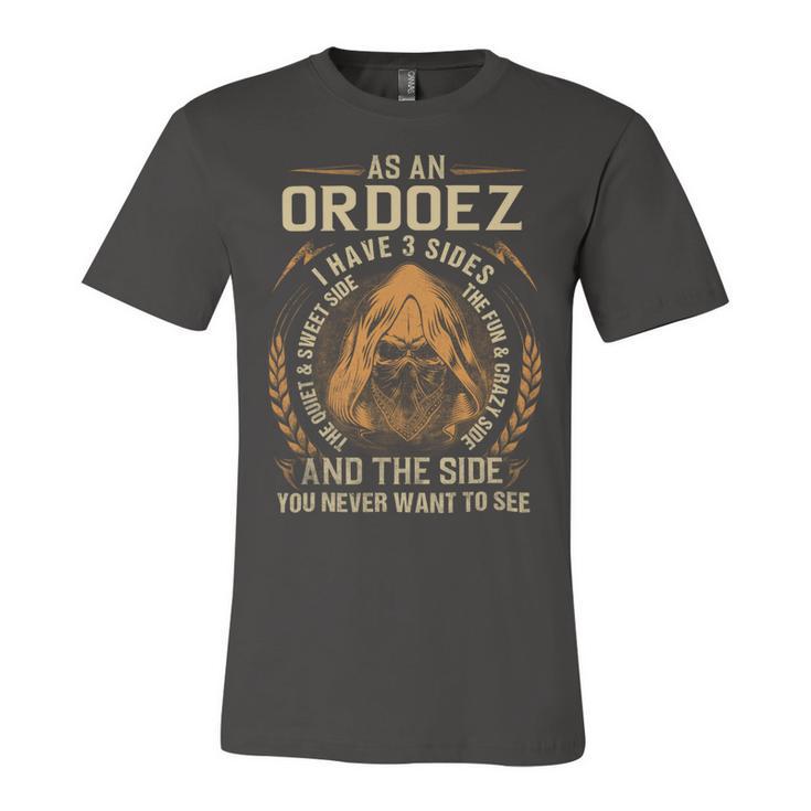 Ordoez Name Shirt Ordoez Family Name V2 Unisex Jersey Short Sleeve Crewneck Tshirt