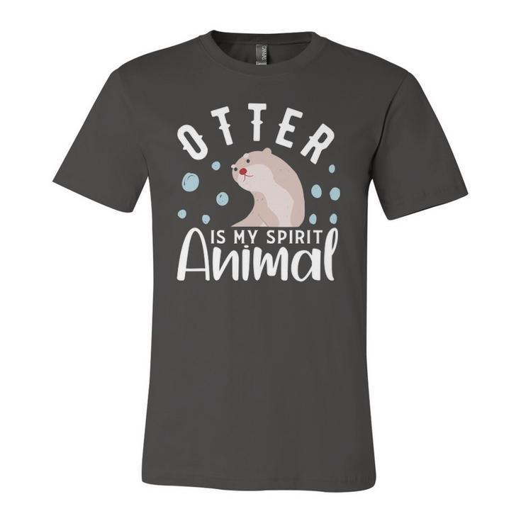 Otter Is My Spirit Animal Otter Otter Jersey T-Shirt