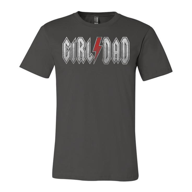 Outnumbered Dad Of Girls Fathers Day For Girl Dad V2 Jersey T-Shirt