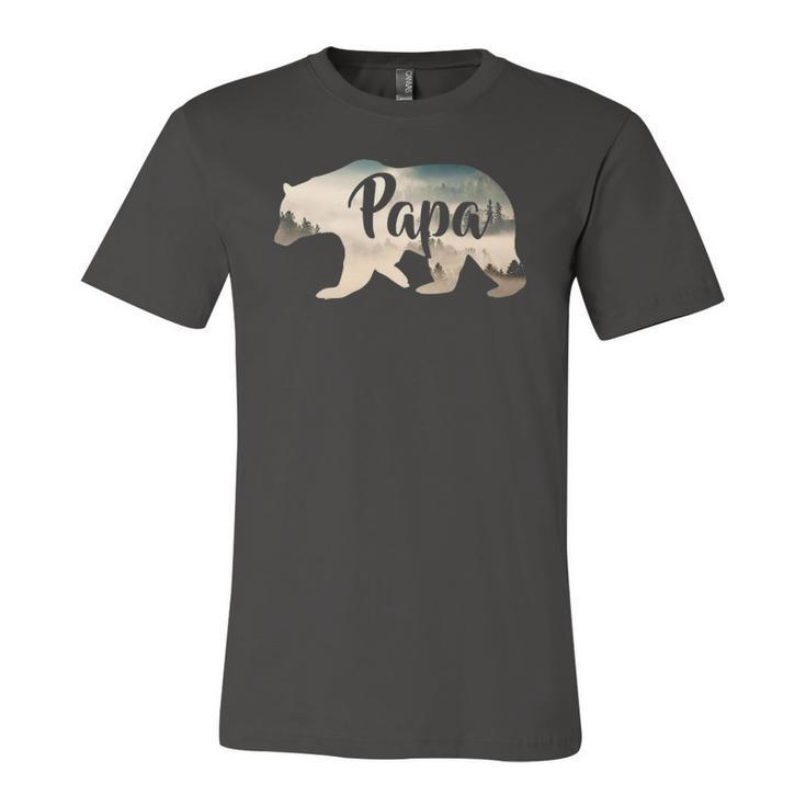 Papa Bear & Forest Awesome Camping Jersey T-Shirt