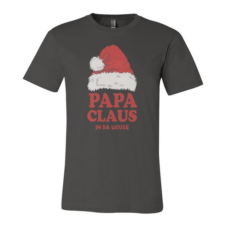 Papa Claus Christmas Dad Santa Matching Pajamas Xmas Jersey T-Shirt