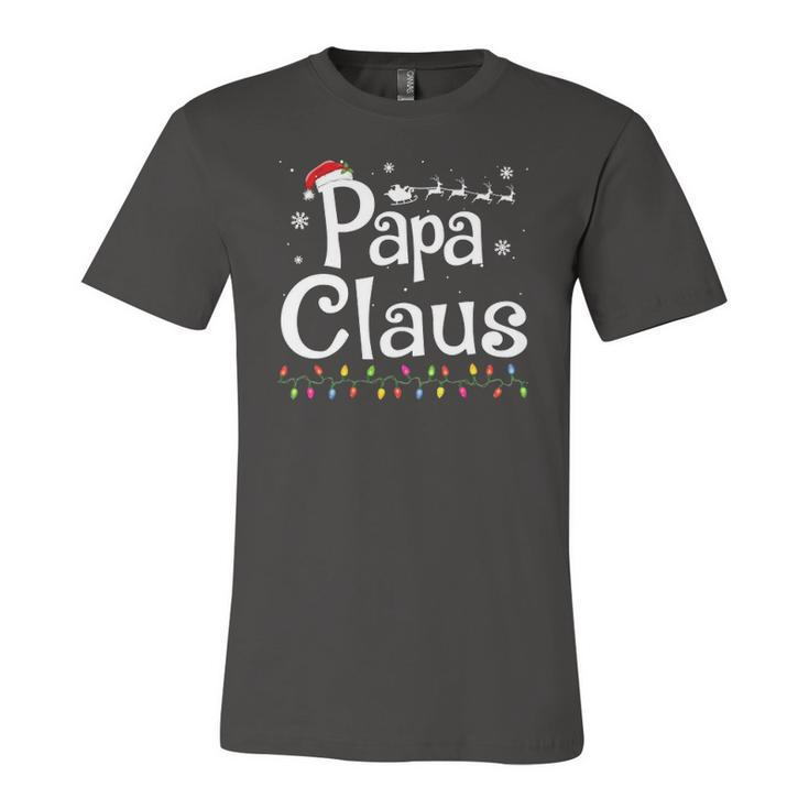 Papa Claus Santa Pajamas Christmas Idea Jersey T-Shirt