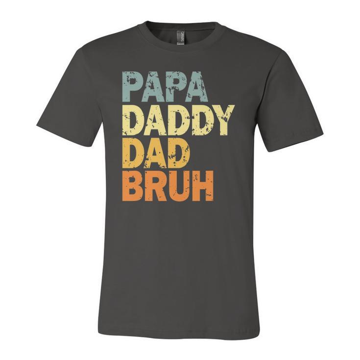 Papa Daddy Dad Bruh Fathers Day Jersey T-Shirt