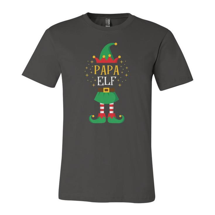 Papa Elf Father Xmas Cute Matching Elfs Jersey T-Shirt