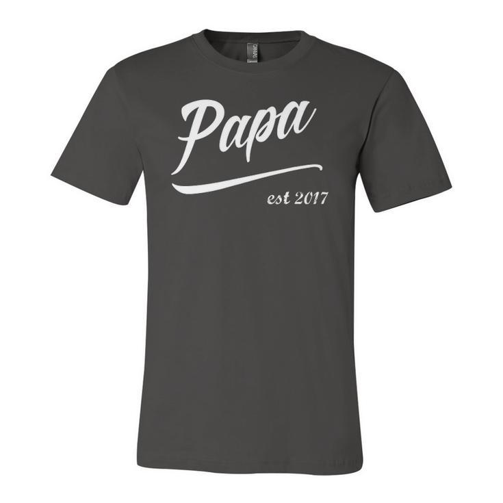 Papa Est 2017 Matching Dad Best Dad Ever Kids Jersey T-Shirt