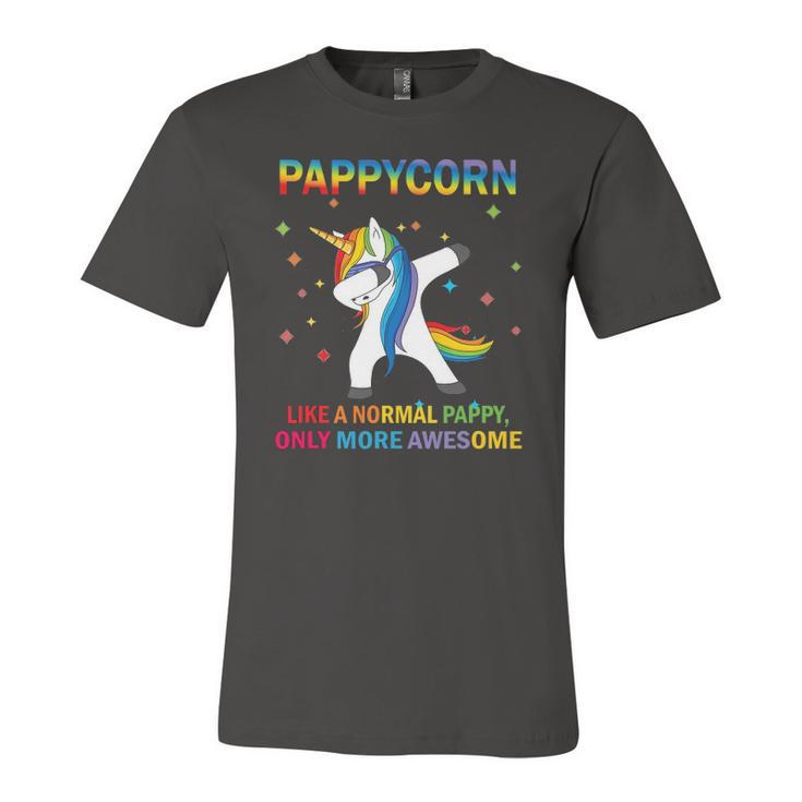 Pappycorn Dabbing Unicorn Pappy Jersey T-Shirt